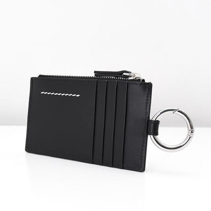 MM6 MAISON MARGIELA 엠엠 식스 메종 마르제라 「뉴메릭」레더 키링 파우치 