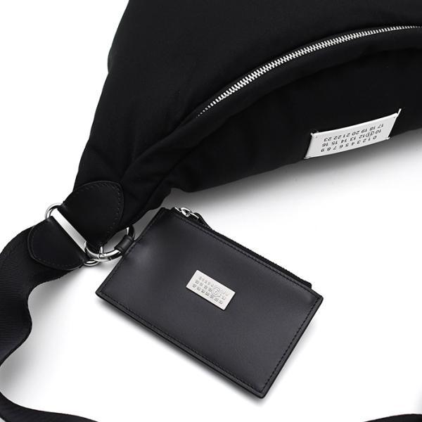 MM6 MAISON MARGIELA 엠엠 식스 메종 마르제라 「뉴메릭」레더 키링 파우치 