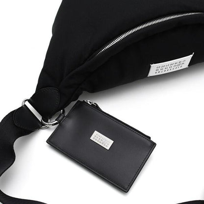 MM6 MAISON MARGIELA 「뉴메릭」레더 키링 파우치 