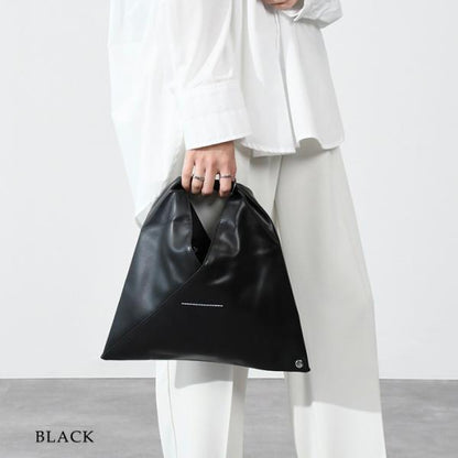 MM6 Japanese レザーハンドバッグ ミニ