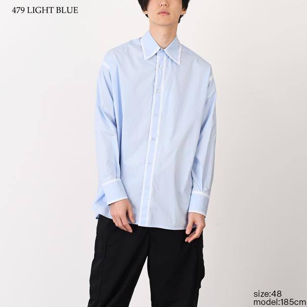 MM6 MAISON MARGIELA フェード コットンポプリンシャツ