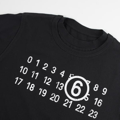 MM6 ツーレイヤー コットンジャージーTシャツ