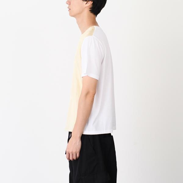 MM6 MAISON MARGIELA ナンバーロゴプリント サテン Tシャツ