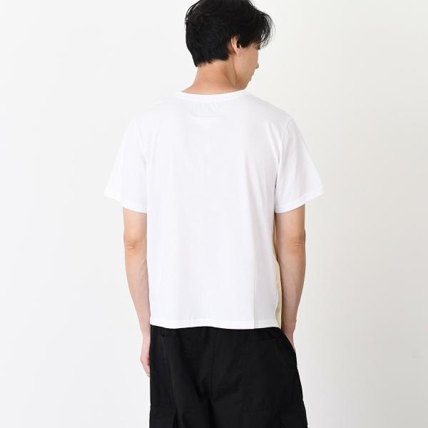 MM6 MAISON MARGIELA ナンバーロゴプリント サテン Tシャツ