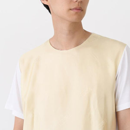 MM6 MAISON MARGIELA ナンバーロゴプリント サテン Tシャツ