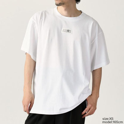 MM6 MAISON MARGIELA ナンバーロゴ コットンTシャツ