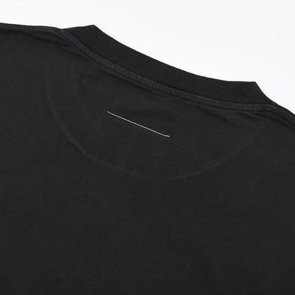 MM6 MAISON MARGIELA ギャバジンポケット付き ロングスリーブTシャツ