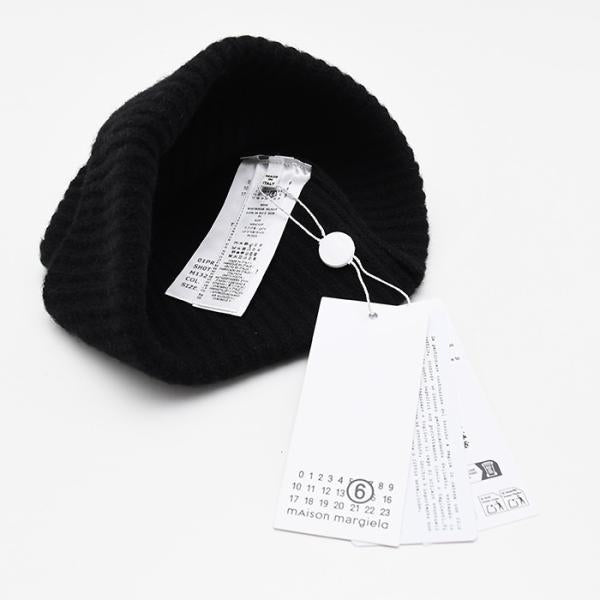 MM6 MAISON MARGIELA エムエムシックス メゾン マルジェラ リブ ウール ビーニー