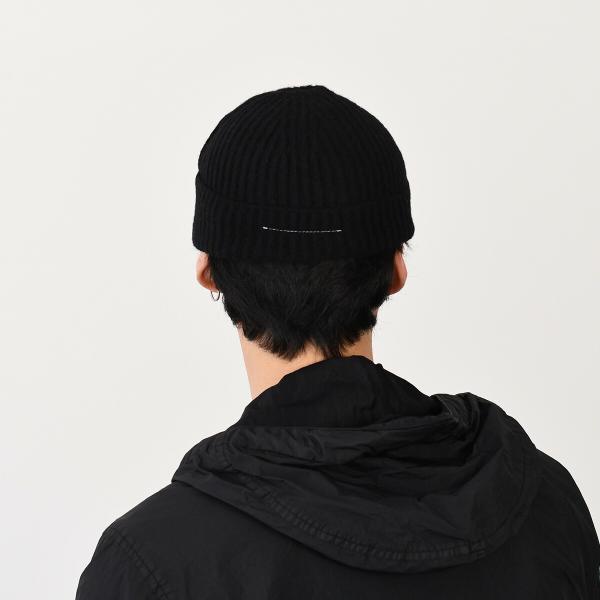 MM6 MAISON MARGIELA リブ ウール ビーニー