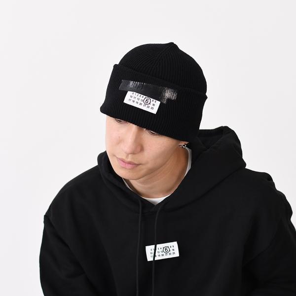 MM6 MAISON MARGIELA エムエムシックス メゾン マルジェラ テープラベル ウールビーニー