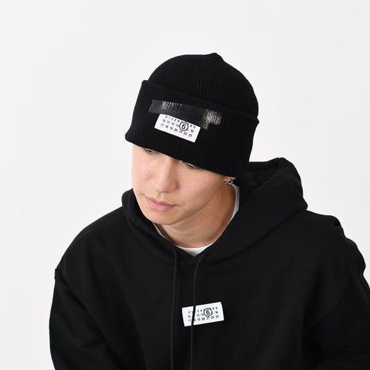 MM6 MAISON MARGIELA エムエムシックス メゾン マルジェラ テープラベル ウールビーニー
