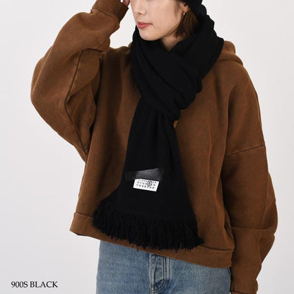 MM6 MAISON MARGIELA エムエムシックス メゾン マルジェラ テープラベル ウールスカーフ