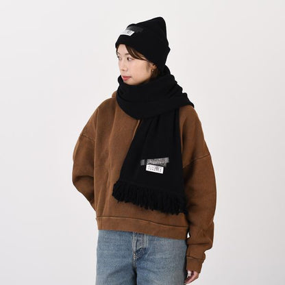 MM6 MAISON MARGIELA エムエムシックス メゾン マルジェラ テープラベル ウールスカーフ