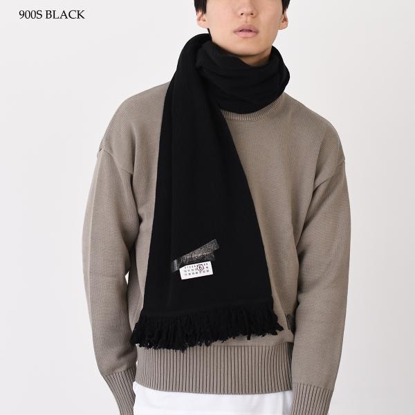 MM6 MAISON MARGIELA エムエムシックス メゾン マルジェラ テープラベル ウールスカーフ