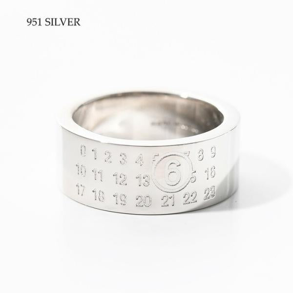 MM6 MAISON MARGIELA Numeric 미니멀 시그니처 링 