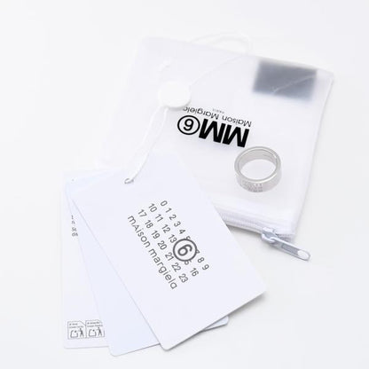 MM6 MAISON MARGIELA Numeric 미니멀 시그니처 링 
