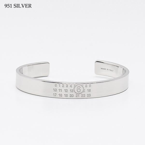 MM6 MAISON MARGIELA 뉴메릭 미니멀 커프스 팔찌 