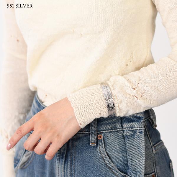 MM6 MAISON MARGIELA エムエムシックス メゾン マルジェラ トリプルロゴ Numeric シグネチャー ブレスレット