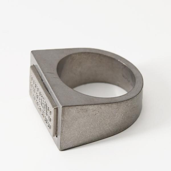 MM6 MAISON MARGIELA エムエムシックス メゾン マルジェラ 「ニューメリック」レクタングルリング