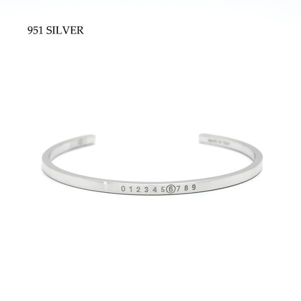 MM6 MAISON MARGIELA Numeric ミニマルシグネチャー カフブレスレット
