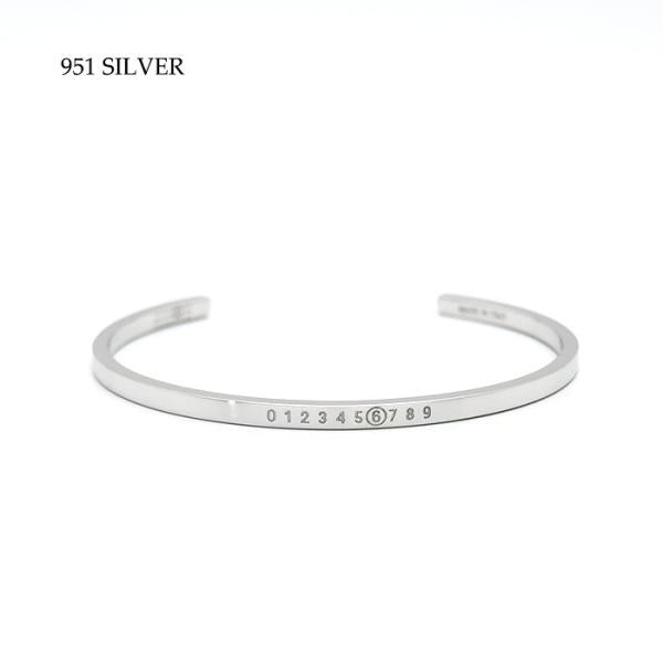 MM6 MAISON MARGIELA Numeric ミニマルシグネチャー カフブレスレット