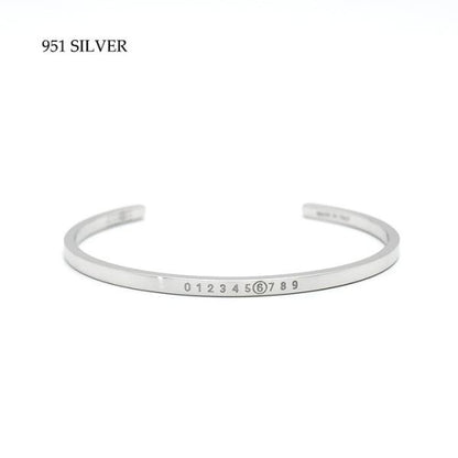 MM6 MAISON MARGIELA Numeric ミニマルシグネチャー カフブレスレット