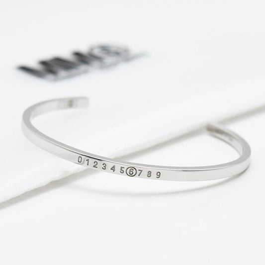 MM6 MAISON MARGIELA Numeric ミニマルシグネチャー カフブレスレット