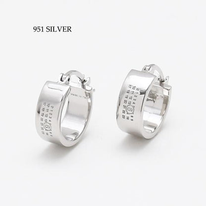 MM6 MAISON MARGIELA ニューメリック フープピアス