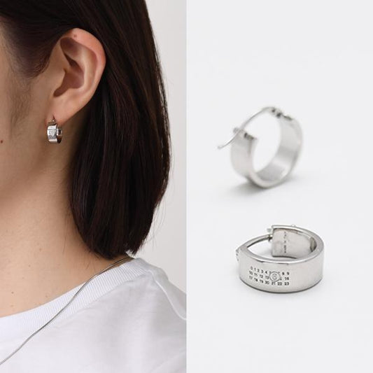 MM6 MAISON MARGIELA ニューメリック フープピアス