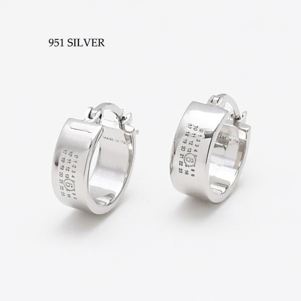 MM6 MAISON MARGIELA ニューメリック フープピアス