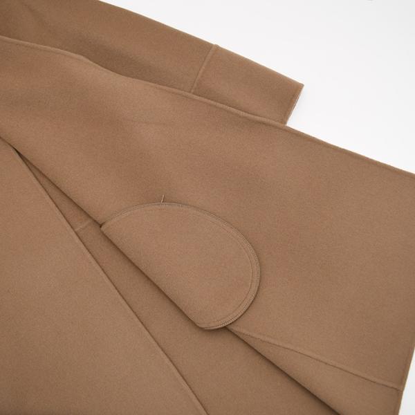 S Max Mara ARONA 퓨어 버진 울 더블 페이스 코트 