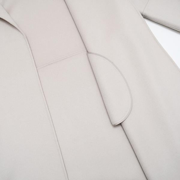 S Max Mara ARONA ピュア ヴァージンウール ダブルフェイス コート