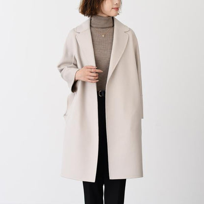 S Max Mara ARONA ピュア ヴァージンウール ダブルフェイス コート