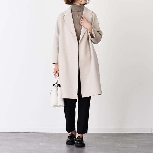 S Max Mara ARONA ピュア ヴァージンウール ダブルフェイス コート