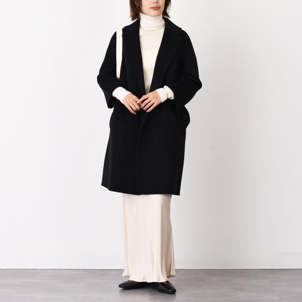 S Max Mara ARONA 퓨어 버진 울 더블 페이스 코트 
