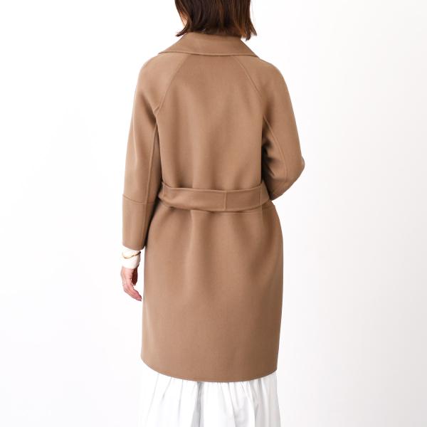 S Max Mara ARONA 퓨어 버진 울 더블 페이스 코트 