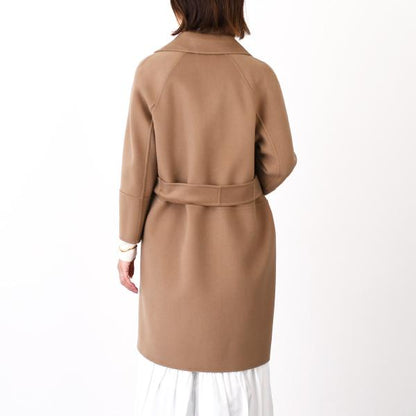 S Max Mara ARONA 퓨어 버진 울 더블 페이스 코트 
