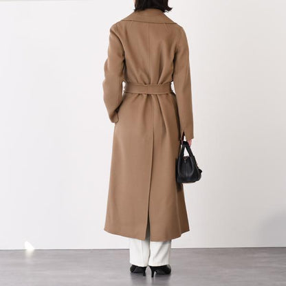 S Max Mara POLDO ピュア ヴァージンウール ダブルフェイス コート