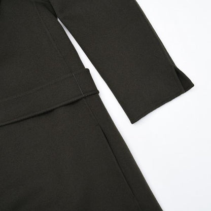 S Max Mara POLDO 퓨어 버진 울 더블 페이스 코트 