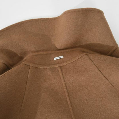 S Max Mara POLDO ピュア ヴァージンウール ダブルフェイス コート