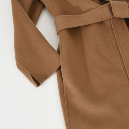 S Max Mara POLDO ピュア ヴァージンウール ダブルフェイス コート