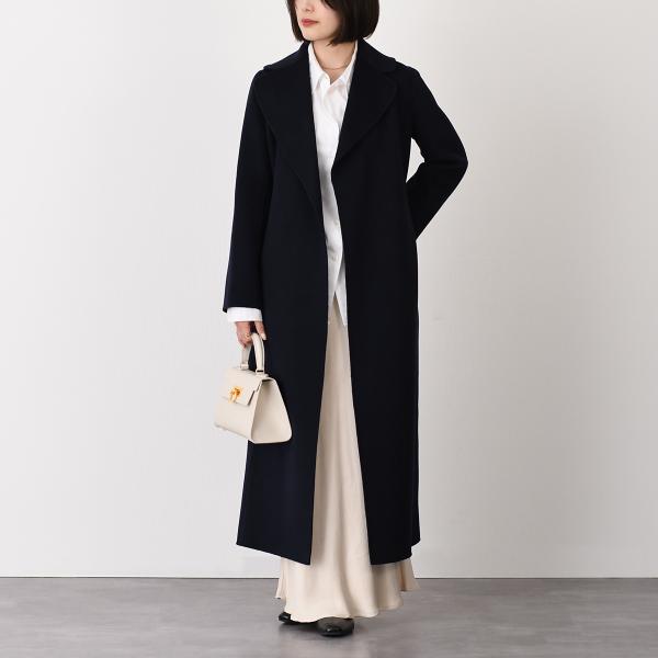 S Max Mara POLDO 퓨어 버진 울 더블 페이스 코트 