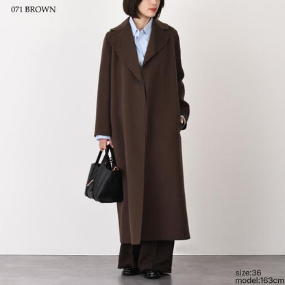 S Max Mara POLDO 퓨어 버진 울 더블 페이스 코트 