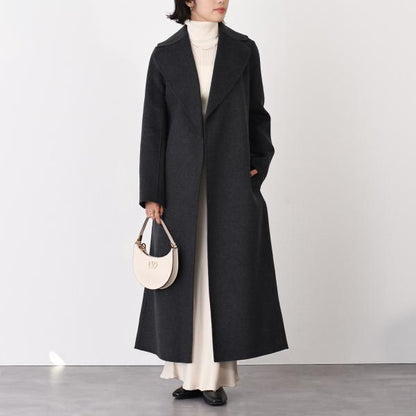 S Max Mara POLDO ピュア ヴァージンウール ダブルフェイス コート