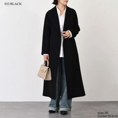 S Max Mara POLDO 퓨어 버진 울 더블 페이스 코트 