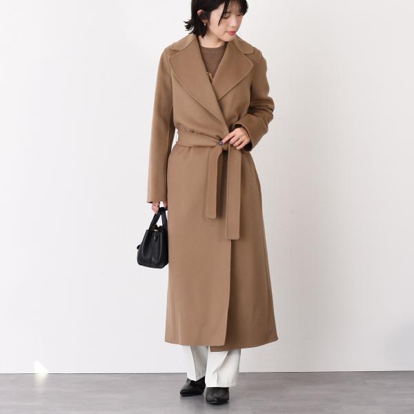 S Max Mara POLDO ピュア ヴァージンウール ダブルフェイス コート