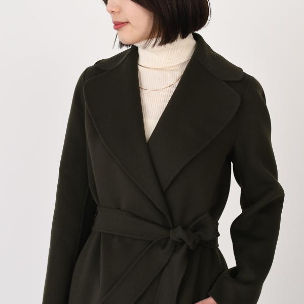 S Max Mara POLDO 퓨어 버진 울 더블 페이스 코트 
