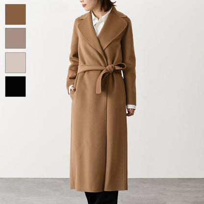 S Max Mara POLDO ピュア ヴァージンウール ダブルフェイス コート