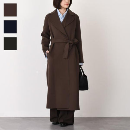 S Max Mara POLDO 퓨어 버진 울 더블 페이스 코트 