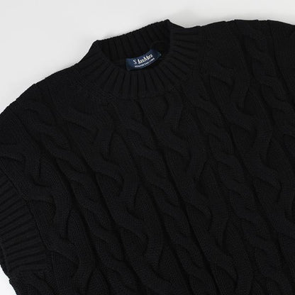 S Max Mara ERIC エリック ピュア コットン ケーブル ニット ベスト